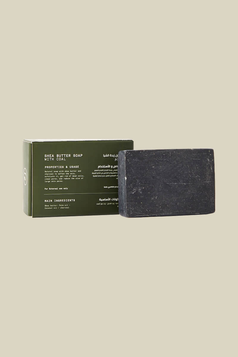 Shea Butter Soap (With Coal) - 100 ml